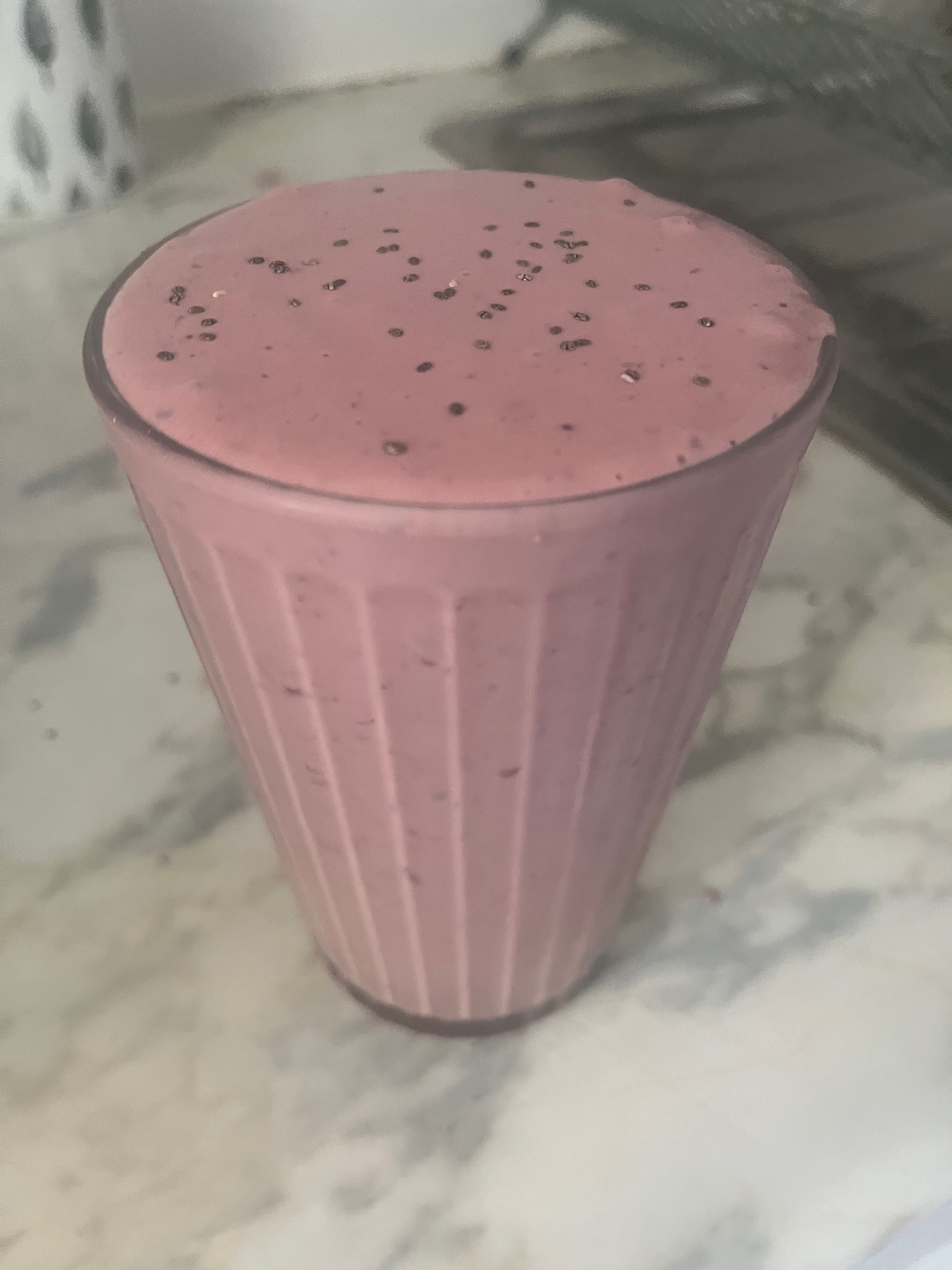 Smoothie fruits rouges